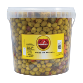 Olives Dénoyautées à la mexicaine 7Kg