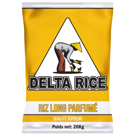 Riz Cambodge Parfumé DELTA RICE 20 Kg Sac