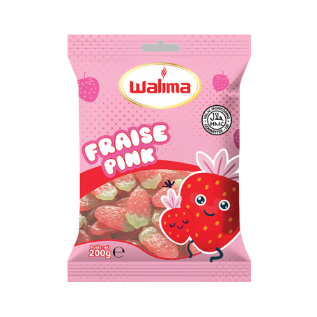 Bonbon Fraise Pink Walima 200g