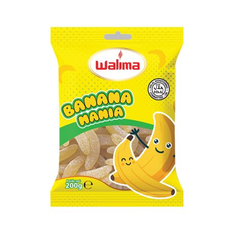 Bonbon Banana Mania Walima 200g
