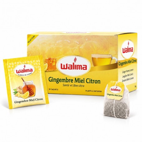 Infusion Gingembre Miel Citron WALIMA