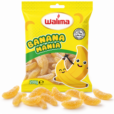 Bonbon Banana Mania Walima 200g