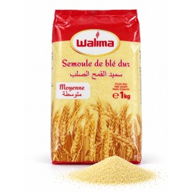 Semoule de blé moyenne 1 kg