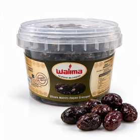 Olives Noires Façon Grecque 380g