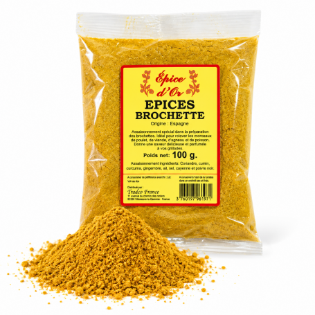 Epices Brochette poudre 100g