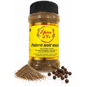 Poivre noir Moulu Bocal
