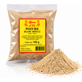 Poivre blanc poudre 100g