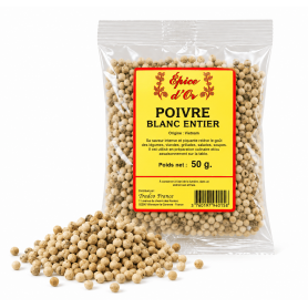 Poivre Blanc Entier 50g