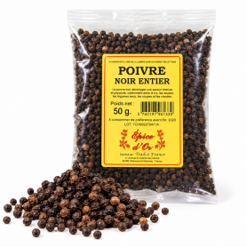 Poivre noir entier 50g