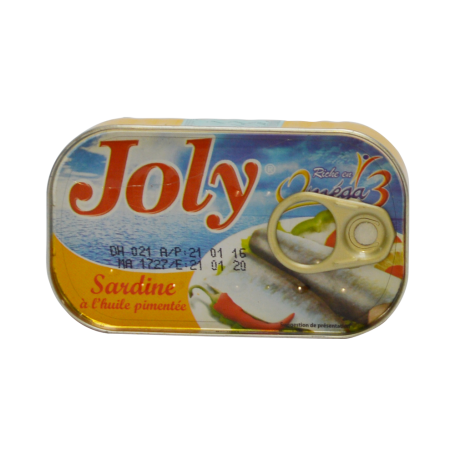 Sardine JOLY huile pimenté 125g